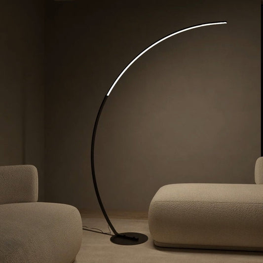 Lampa stojąca LED czarna – Nowoczesna lampa do salonu z ściemniaczem, idealna do czytania i tworzenia przytulnej atmosfery 8