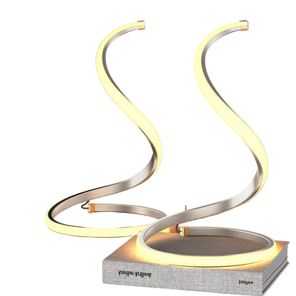 Lampa stołowa LED czarna – Nowoczesne oświetlenie do salonu, biura i sypialni z bezstopniowym przyciemnianiem i 3 trybami kolorów 1