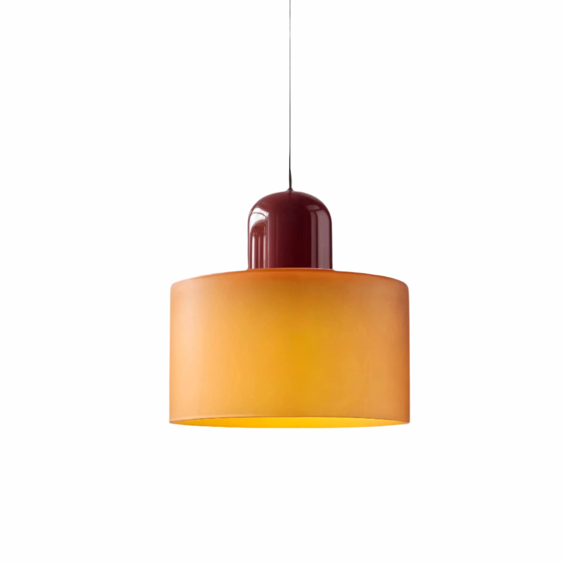 Lampa wisząca ze szkła – Elegancka lampa do salonu, idealna nad stół, minimalistyczny design, ciepłe oświetlenie 1