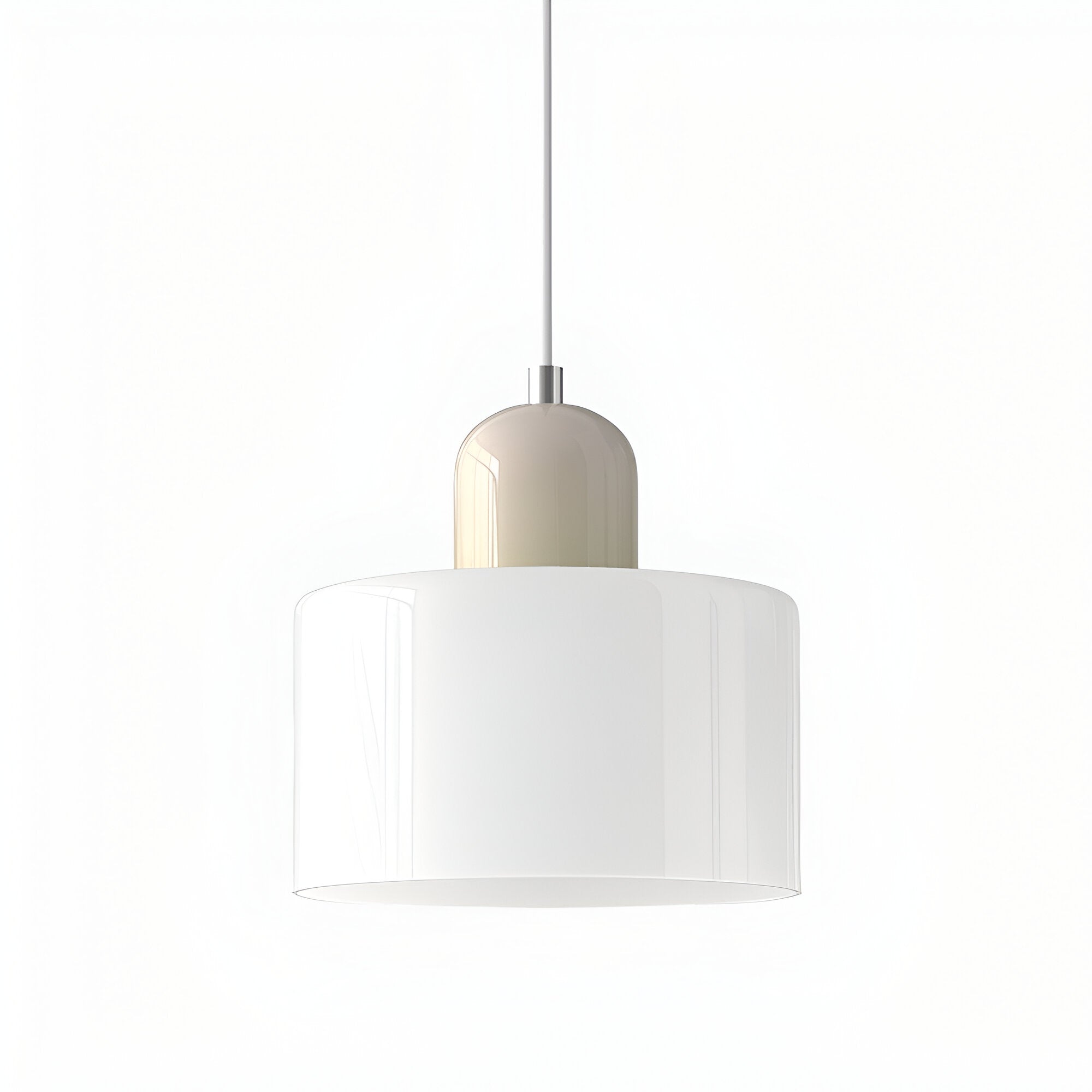 Lampa wisząca ze szkła – Elegancka lampa do salonu, idealna nad stół, minimalistyczny design, ciepłe oświetlenie 13