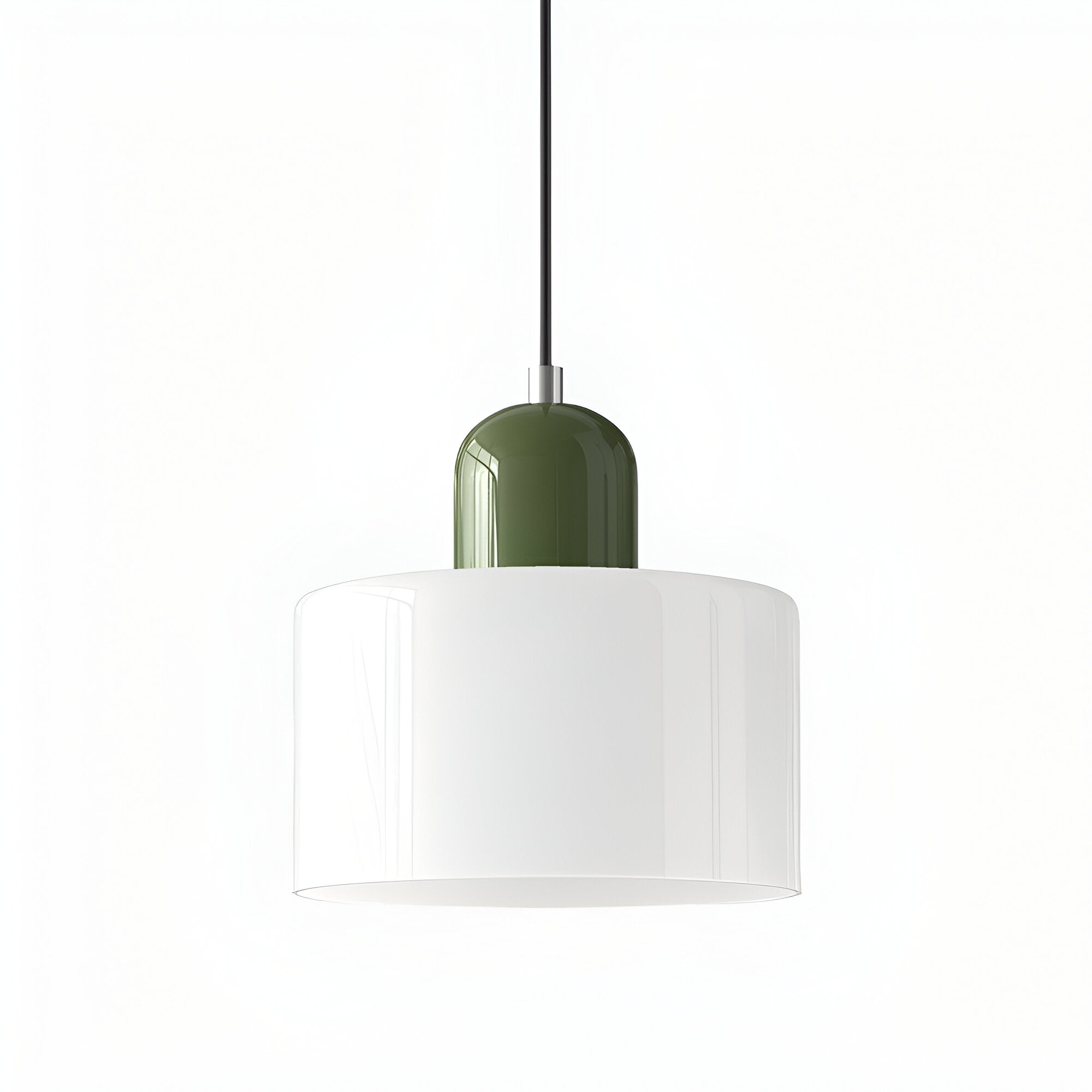 Lampa wisząca ze szkła – Elegancka lampa do salonu, idealna nad stół, minimalistyczny design, ciepłe oświetlenie 14