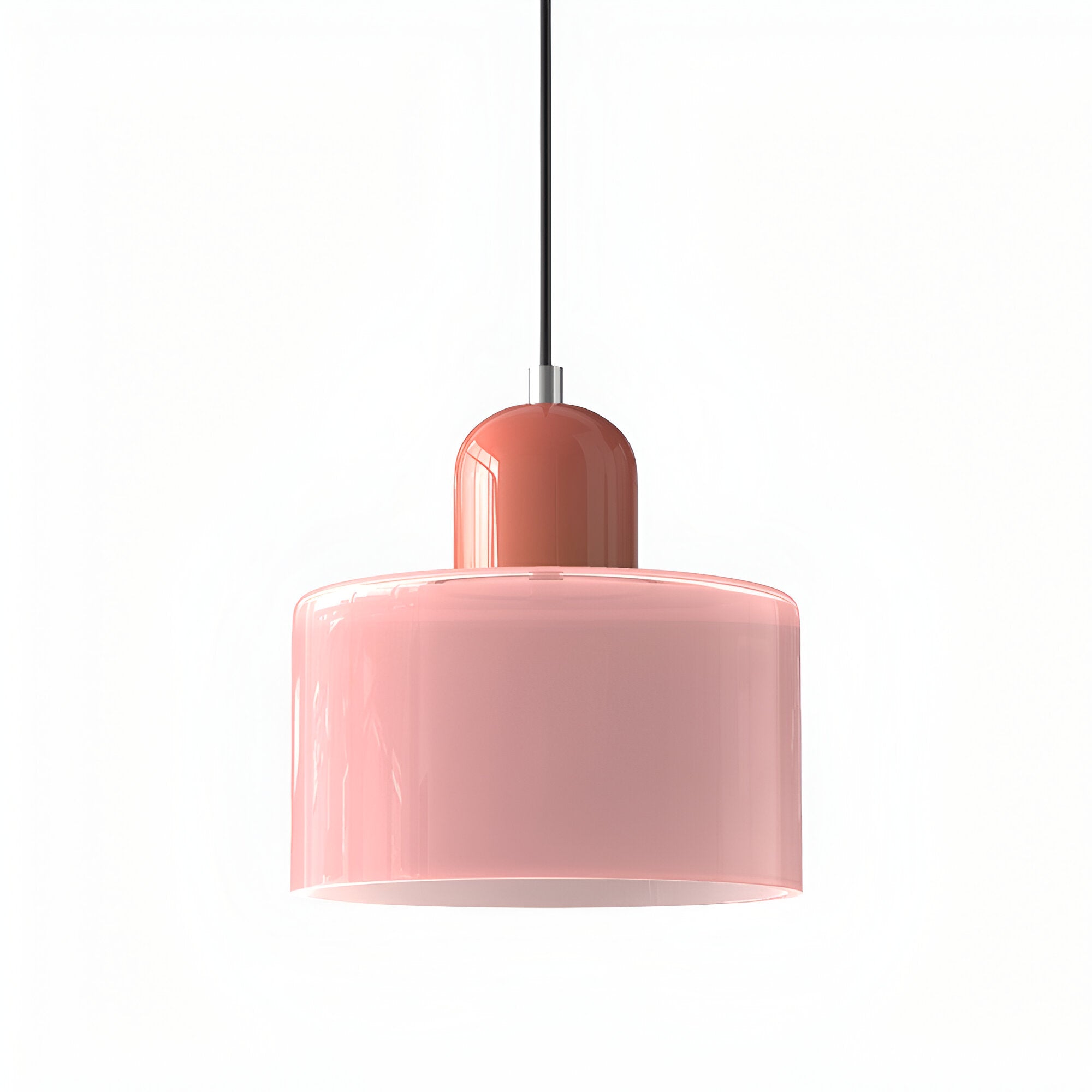 Lampa wisząca ze szkła – Elegancka lampa do salonu, idealna nad stół, minimalistyczny design, ciepłe oświetlenie 17