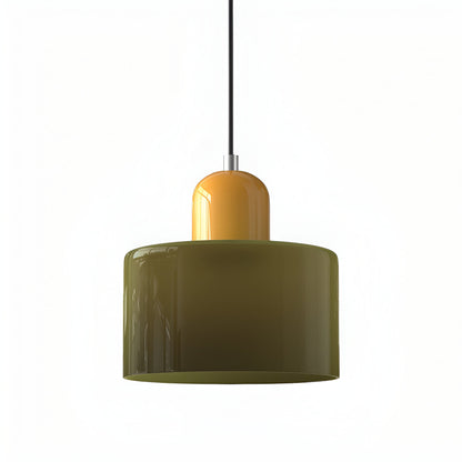 Lampa wisząca ze szkła – Elegancka lampa do salonu, idealna nad stół, minimalistyczny design, ciepłe oświetlenie 18