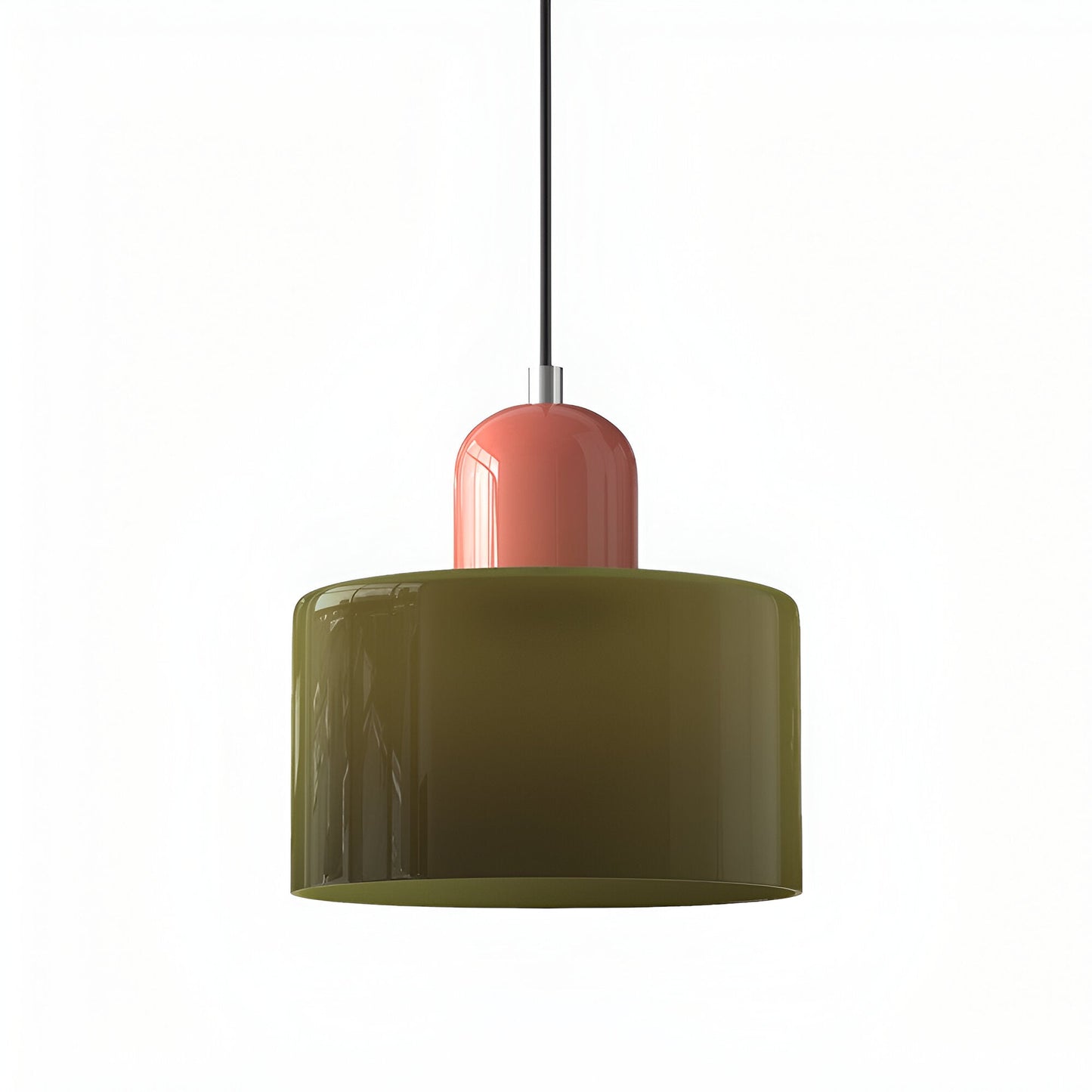 Lampa wisząca ze szkła – Elegancka lampa do salonu, idealna nad stół, minimalistyczny design, ciepłe oświetlenie 23