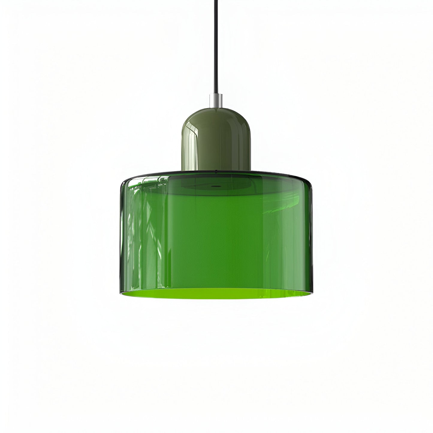 Lampa wisząca ze szkła – Elegancka lampa do salonu, idealna nad stół, minimalistyczny design, ciepłe oświetlenie 24