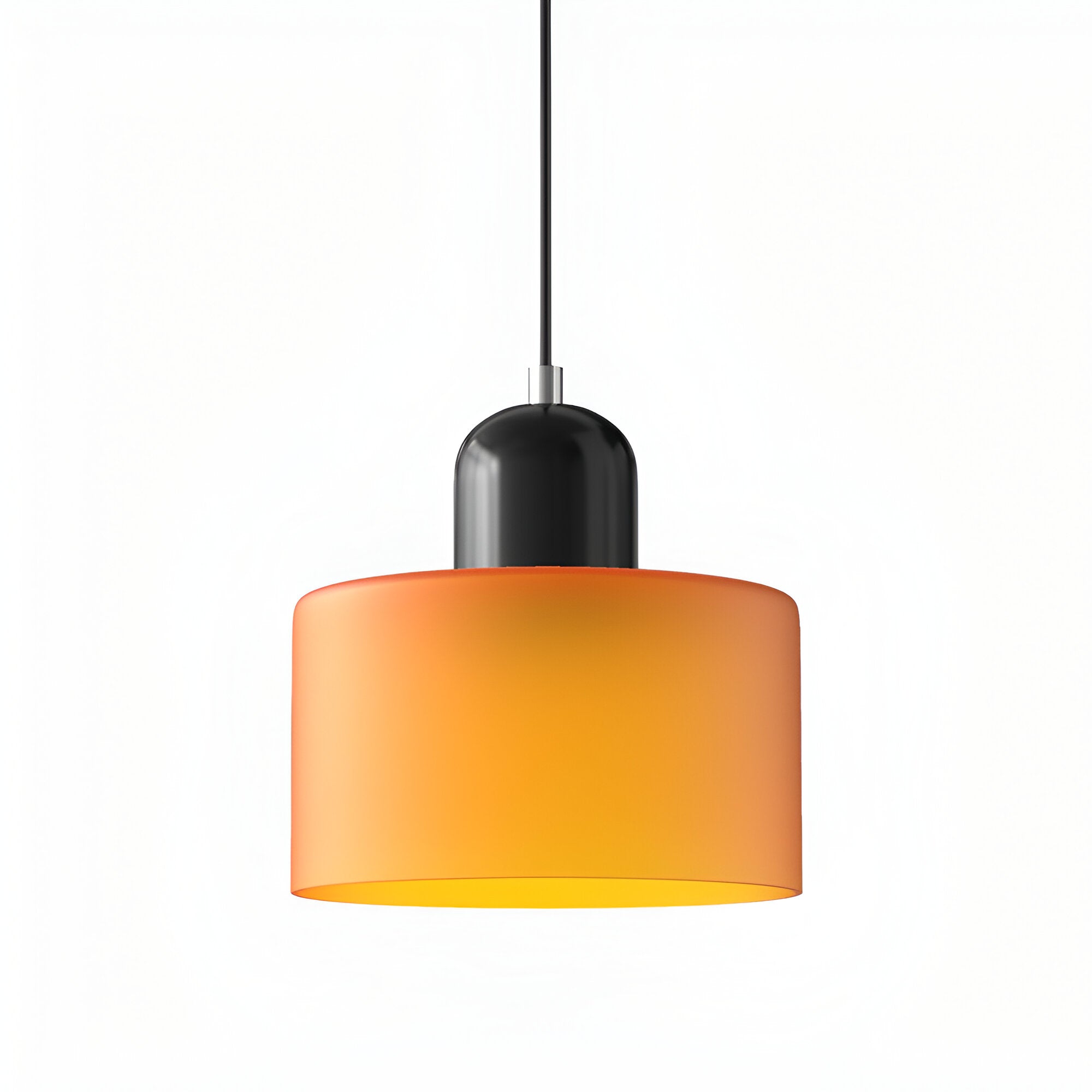 Lampa wisząca ze szkła – Elegancka lampa do salonu, idealna nad stół, minimalistyczny design, ciepłe oświetlenie 26