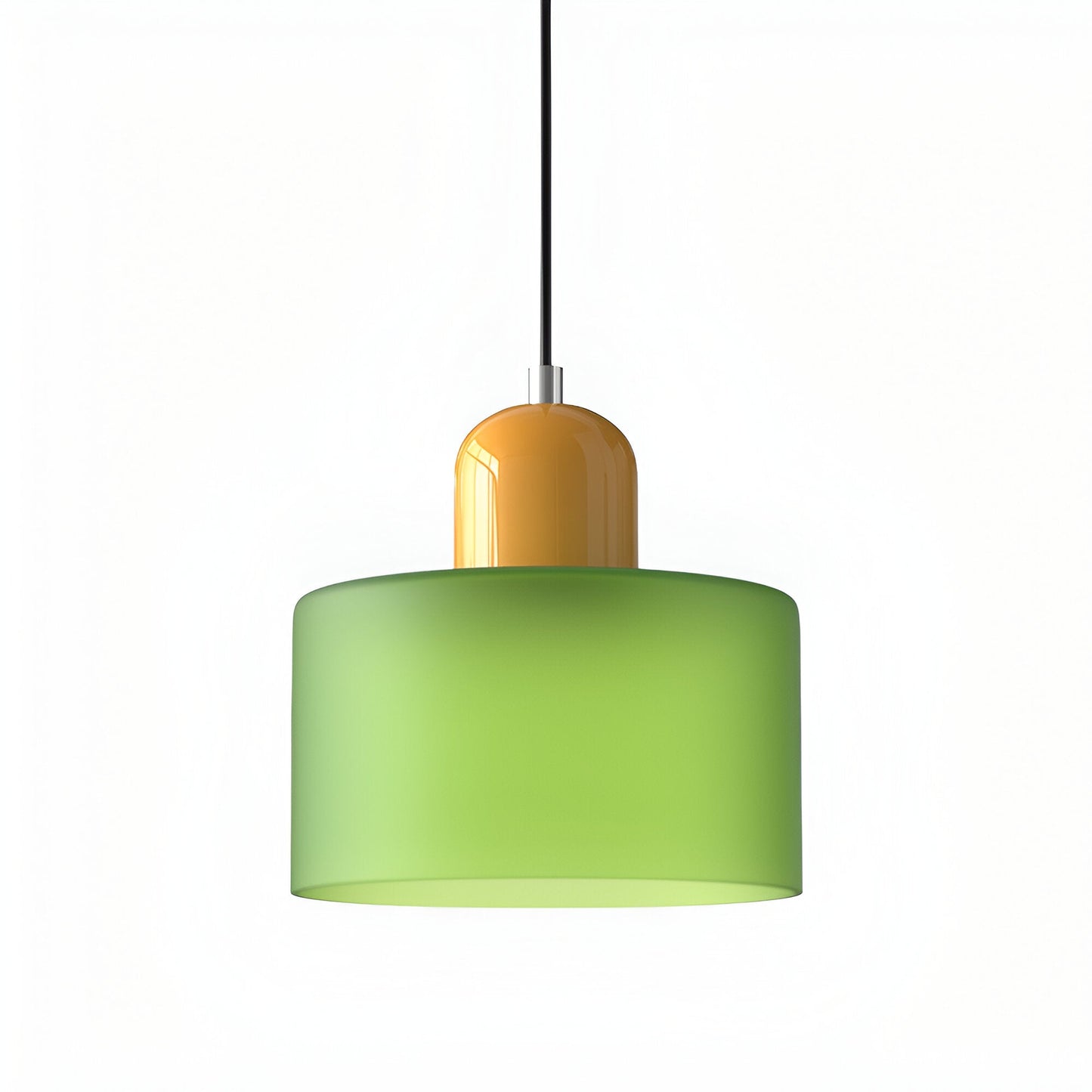 Lampa wisząca ze szkła – Elegancka lampa do salonu, idealna nad stół, minimalistyczny design, ciepłe oświetlenie 30
