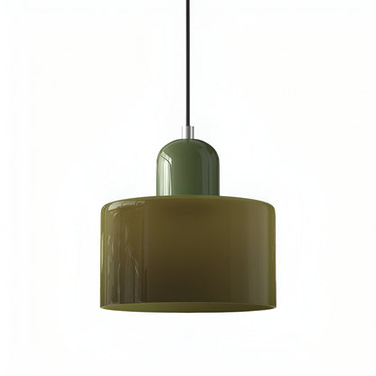 Lampa wisząca ze szkła – Elegancka lampa do salonu, idealna nad stół, minimalistyczny design, ciepłe oświetlenie 35