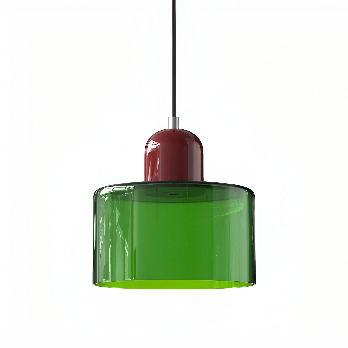 Lampa wisząca ze szkła – Elegancka lampa do salonu, idealna nad stół, minimalistyczny design, ciepłe oświetlenie 6