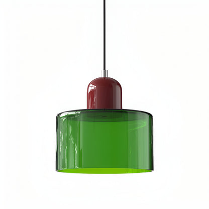 Lampa wisząca ze szkła – Elegancka lampa do salonu, idealna nad stół, minimalistyczny design, ciepłe oświetlenie 6