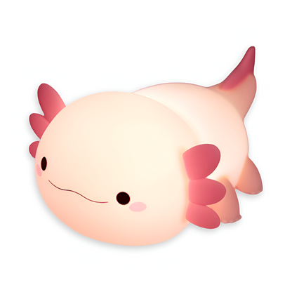 Lampka Nocna Axolotl dla Dzieci – Regulowana Silikonowa Lampa LED do Sypialni i Pokoju Dziecięcego z Ciepłym Światłem 7