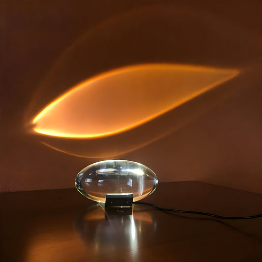 Lampka Nocna Kryształowa z Projektorem Gwiazd LED 5W - Ciekawe Lampki Nocne do Relaksu i Dekoracji Wnętrz