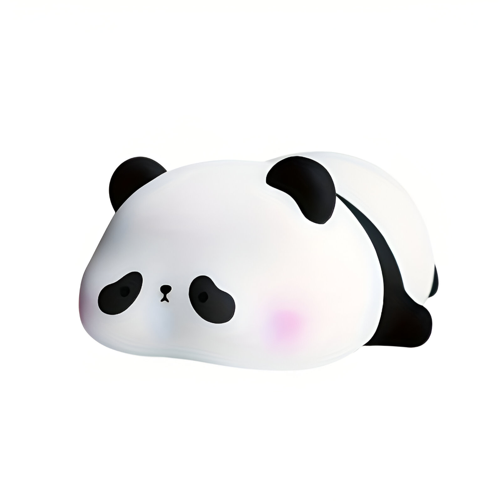 Lampka Nocna LED Panda do Sypialni i Pokoju Dziecięcego z Funkcją Zmiany Koloru, Ładowalna przez USB, Stylowy Design 7