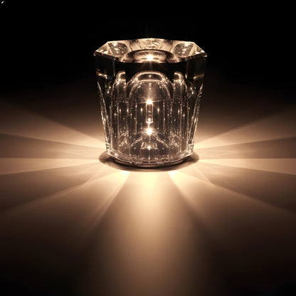 Luksusowa Lampka Stołowa LED Bezprzewodowa z Kryształowym Designem – Elegancka Lampa Stołowa Szklana do Wnętrz 9