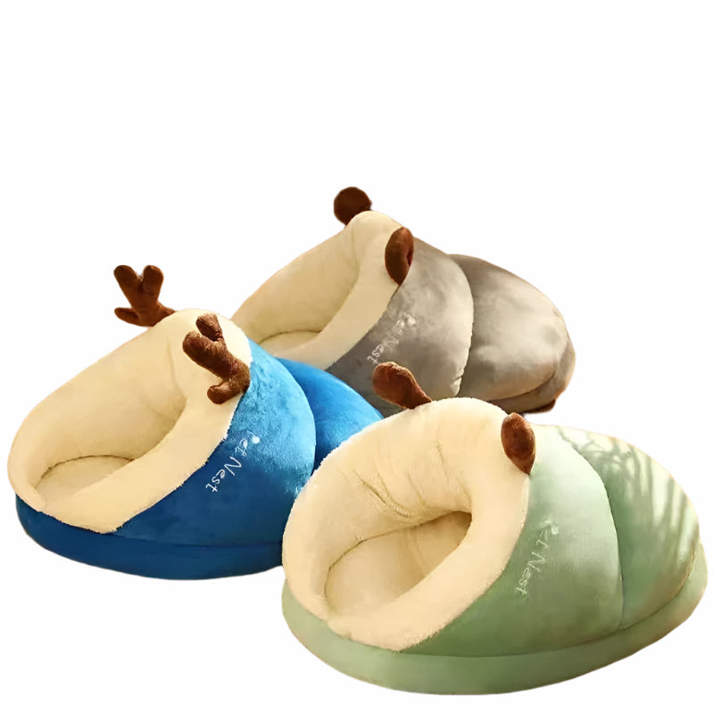 Luksusowe Łóżko dla Psa z Koralowego Fleece – Opvouwane, Ciepłe i Wygodne, Małe, Średnie, Duże 2