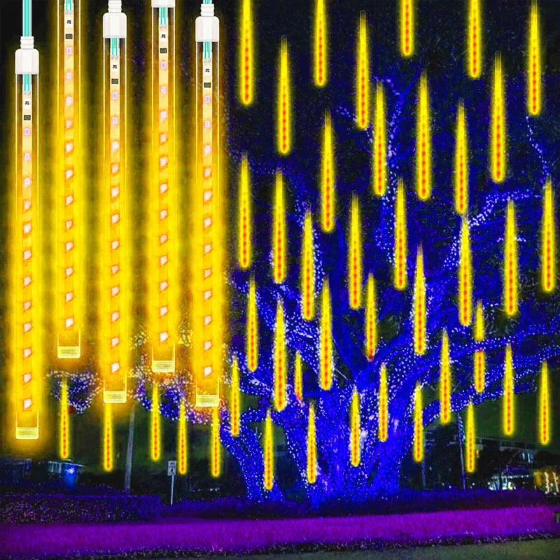 Luksusowe oświetlenie LED Waterdrupel – Magiczne krople meteorytów do dekoracji 6