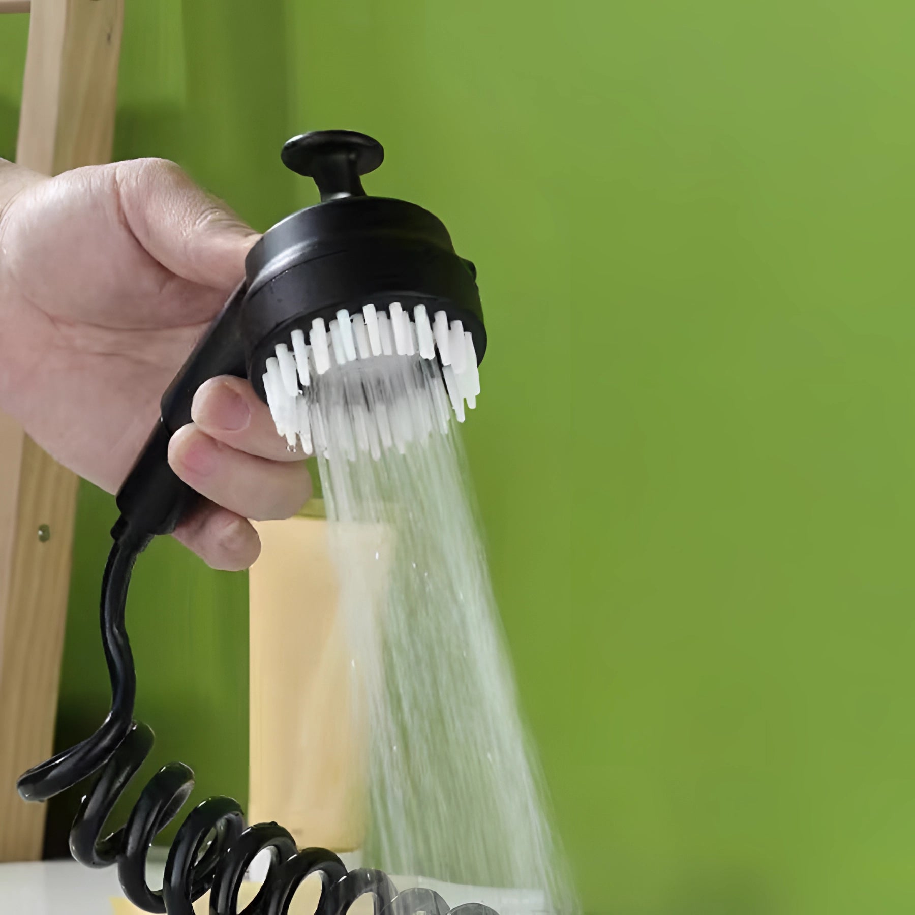 Luksusowy Ręczny Prysznic z Chromowanym Wykończeniem – Wysokociśnieniowy, Ergonomiczny, Oszczędzający Wodę 5