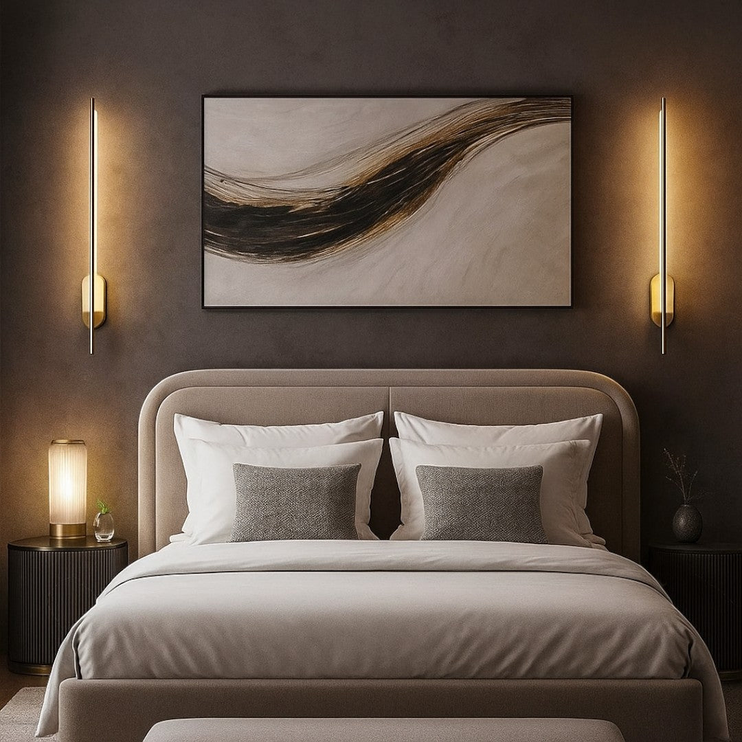 Luma Nowoczesna Lampa Ścienna LED – Elegancki Design z Trzema Opcjami Barwy Światła Kinkiet Ścienny 1