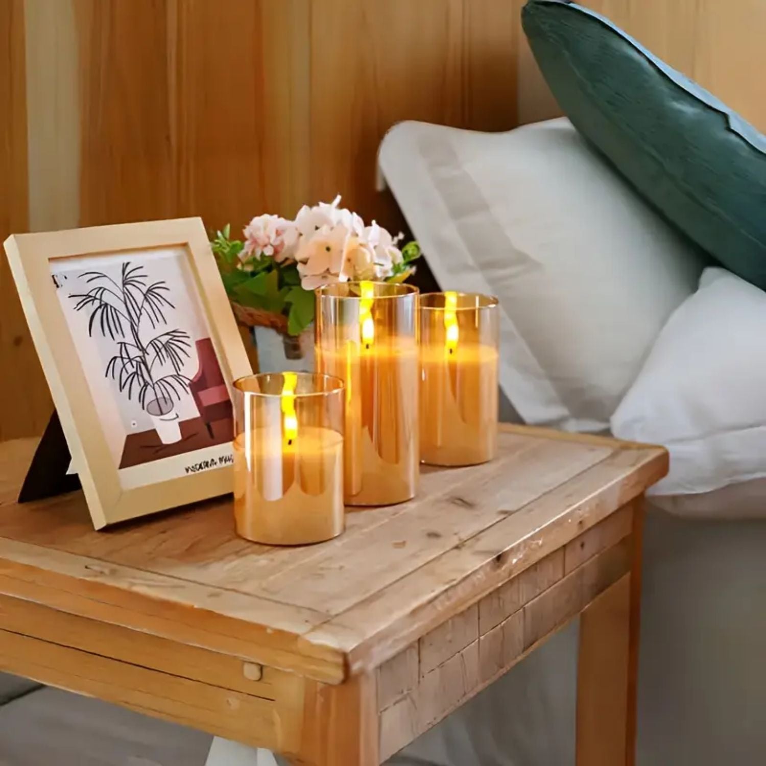 Lumy Bezpłomieniowe Świece LED – Stylowe Oświetlenie Bezpieczeństwa i Nastroju 7