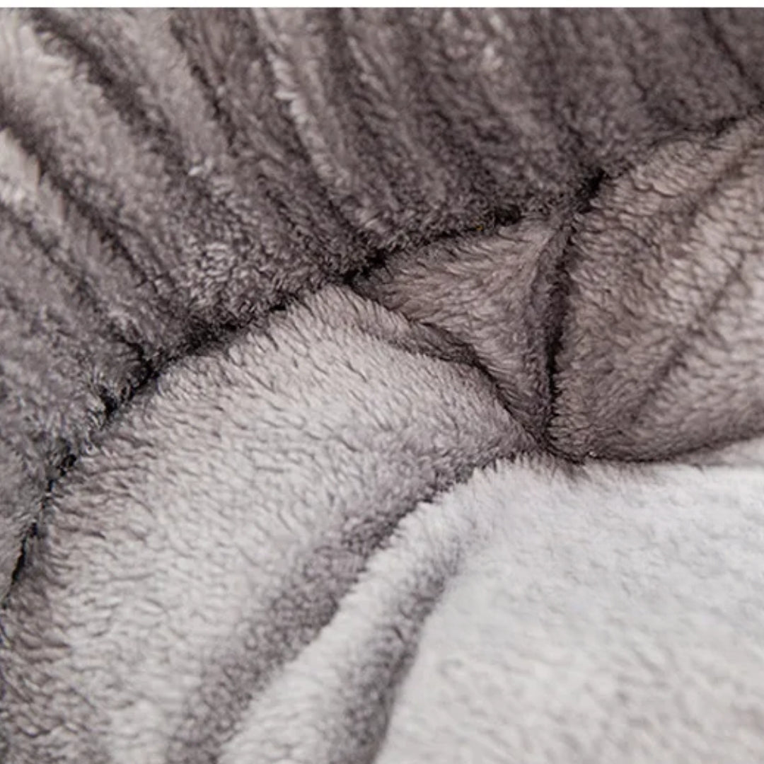 Miękkie Okrągłe Łóżko dla Psa z Fleece – Komfortowe i Praktyczne, Idealne dla Małych i Średnich Psów, Łatwe w Czyszczeniu 2