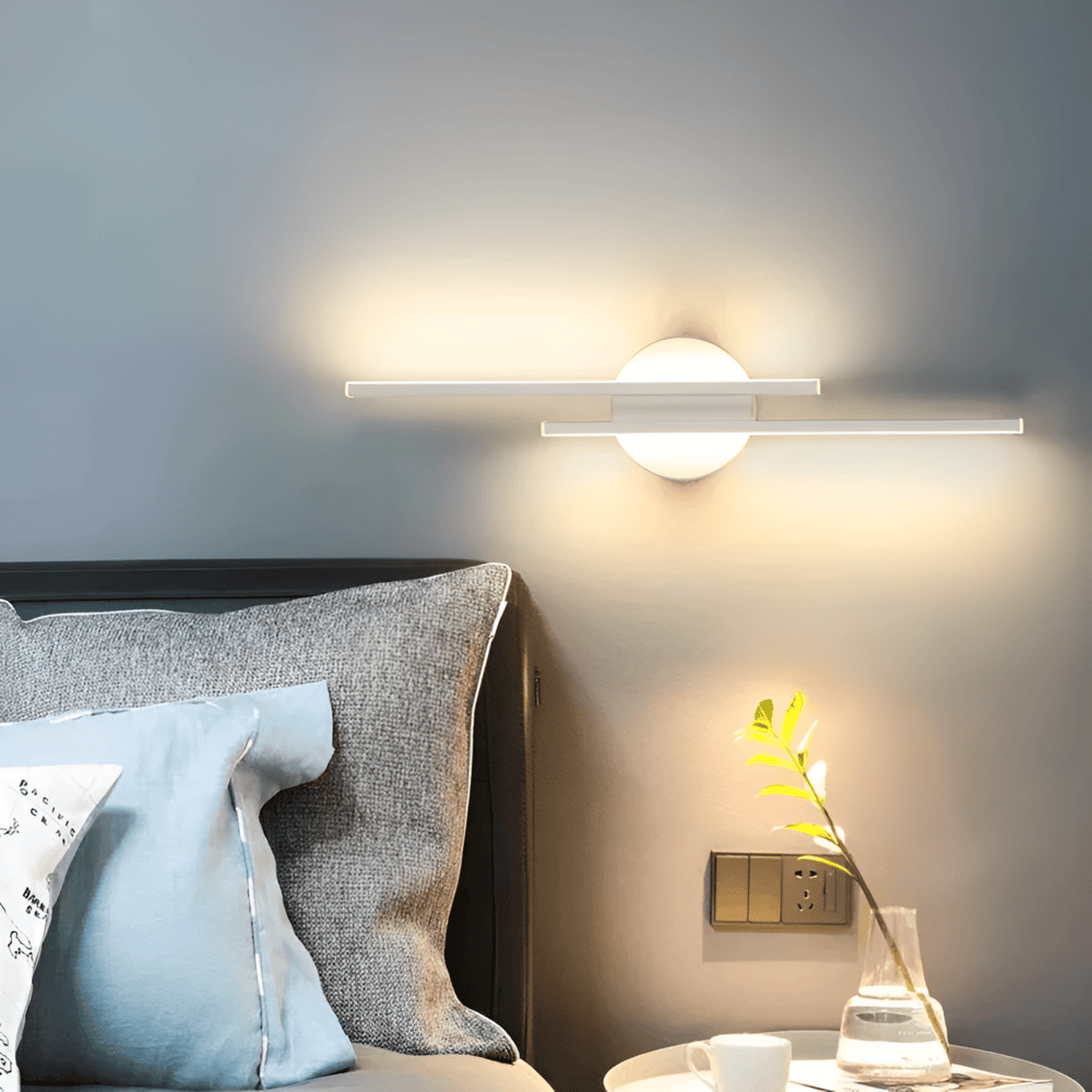 Minimalistyczna Lampa Ścienna Kinkiet w Nowoczesnym Stylu Idealna do Sypialni i Salonu – Elegancka Lampka Nocna Ścienna 7