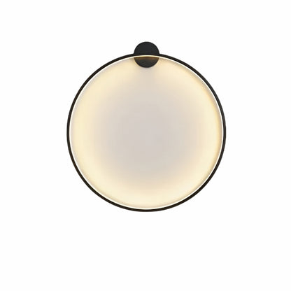 Minimalistyczna Lampa Ścienna LumiRing, Elegancki Kinkiet Okrągły z Delikatnym Oświetleniem do Wnętrz 7