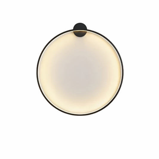 Minimalistyczna Lampa Ścienna LumiRing, Elegancki Kinkiet Okrągły z Delikatnym Oświetleniem do Wnętrz 7