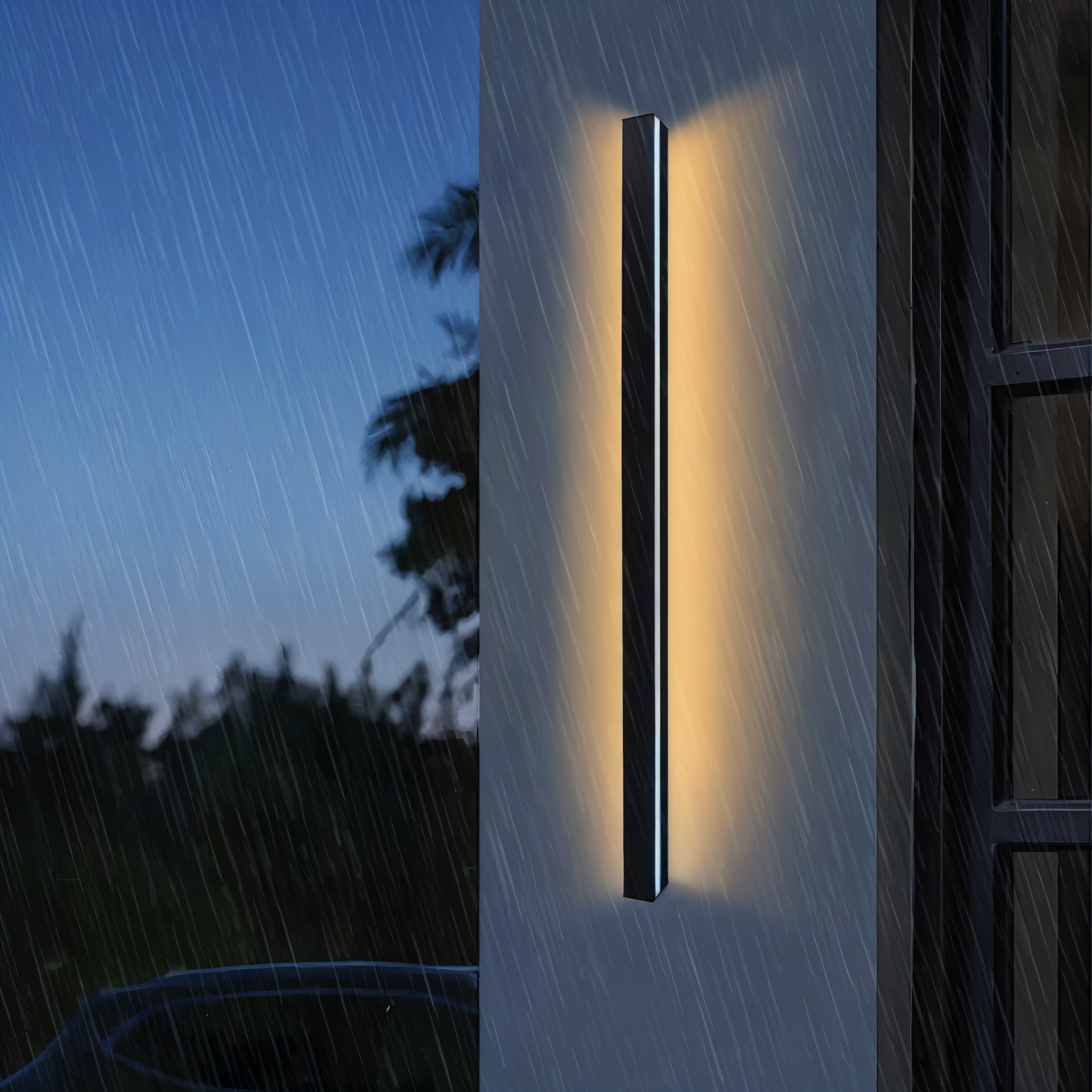 Minimalistyczna lampa ścienna zewnętrzna Bli – odporne na warunki atmosferyczne oświetlenie LED do użytku wewnątrz i na zewnątrz [lampa ścienna zewnętrzna] 7