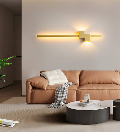 Minimalistyczny Kinkiet Ścienny Czarny z Oświetleniem LED – Elegancka Lampa na Ścianę do Wnętrz 3
