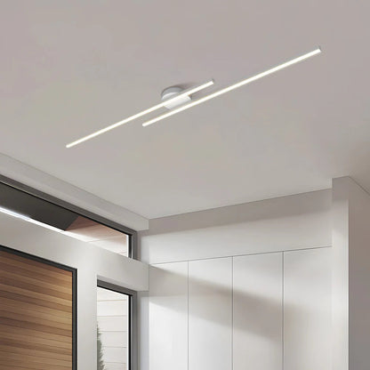 Podłużna lampa LED 120 cm nad stołem jadalnym