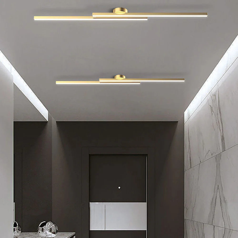 Profil aluminiowy lampy sufitowej LED – widok boczny
