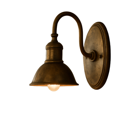 Mosiężna Lampa Ścienna Vintage – Elegancki Akcent do Klasycznych Wnętrz Kinkiet Ścienny [keyword] 1