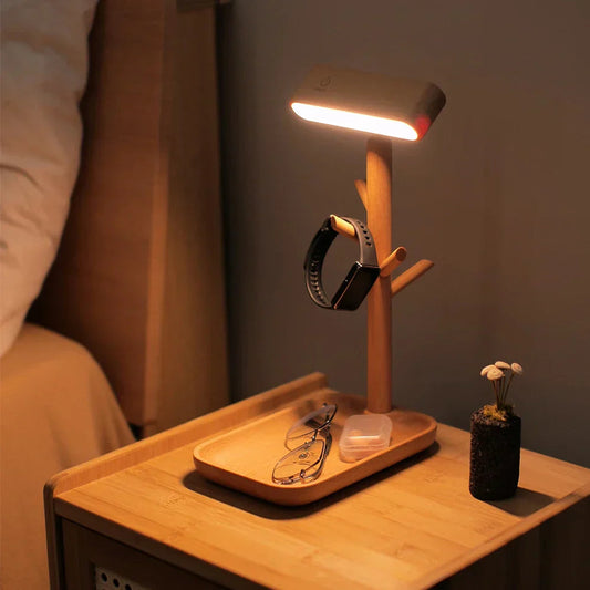 Mosiężna Lampa Stołowa z Pierścieniowym Designem i Funkcją Przyciemniania – Elegancka Lampy Stołowe do Salonu 1