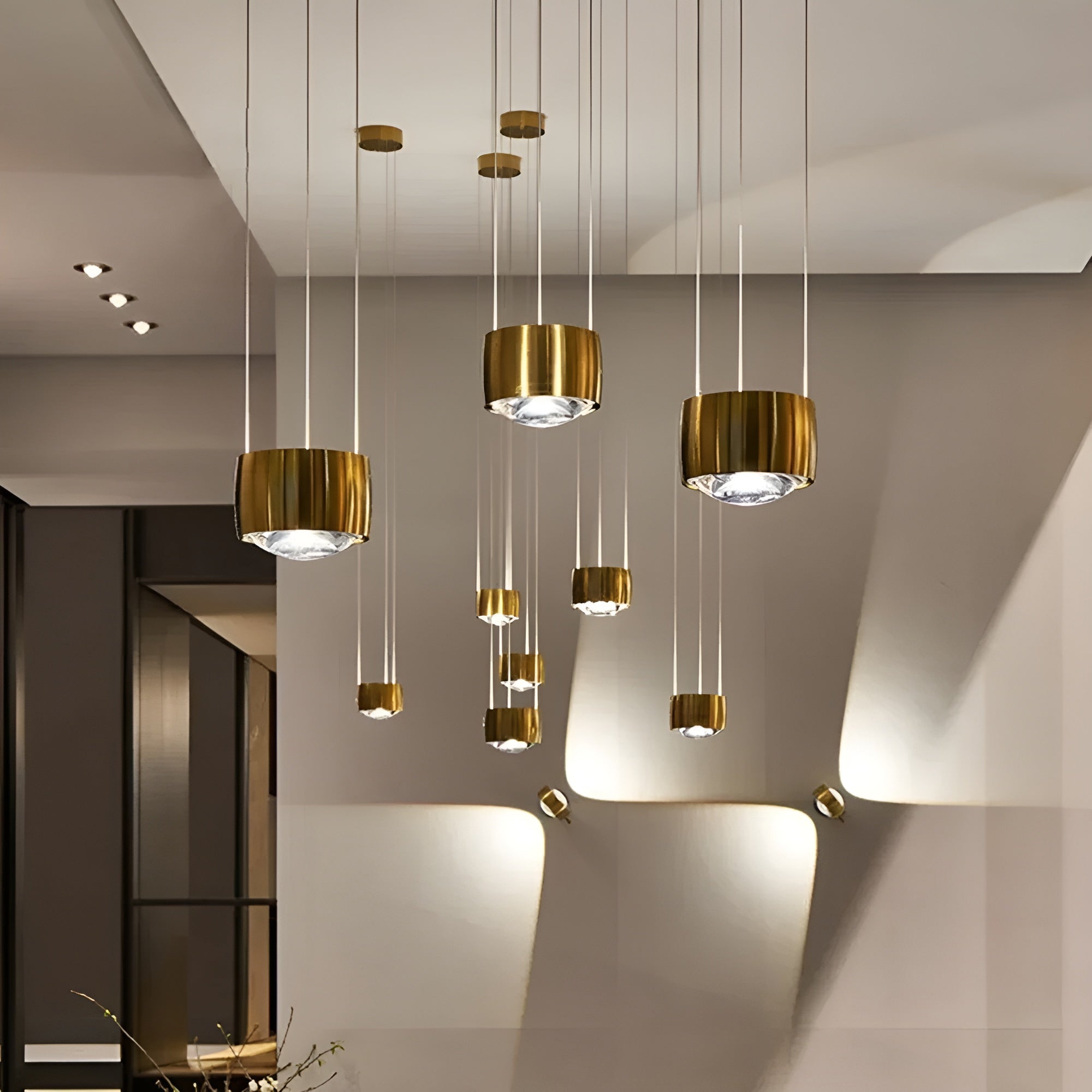 Natura Nowoczesna Lampa Wisząca LED – Minimalistyczny Design z Energooszczędnym Oświetleniem do Salonu [lampa do salonu] 5