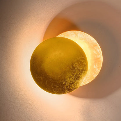 Niebiańska Lampa Ścienna LED 360° – Elegancki Kinkiet Ścienny z Aluminium do Salonu i Sypialni 1