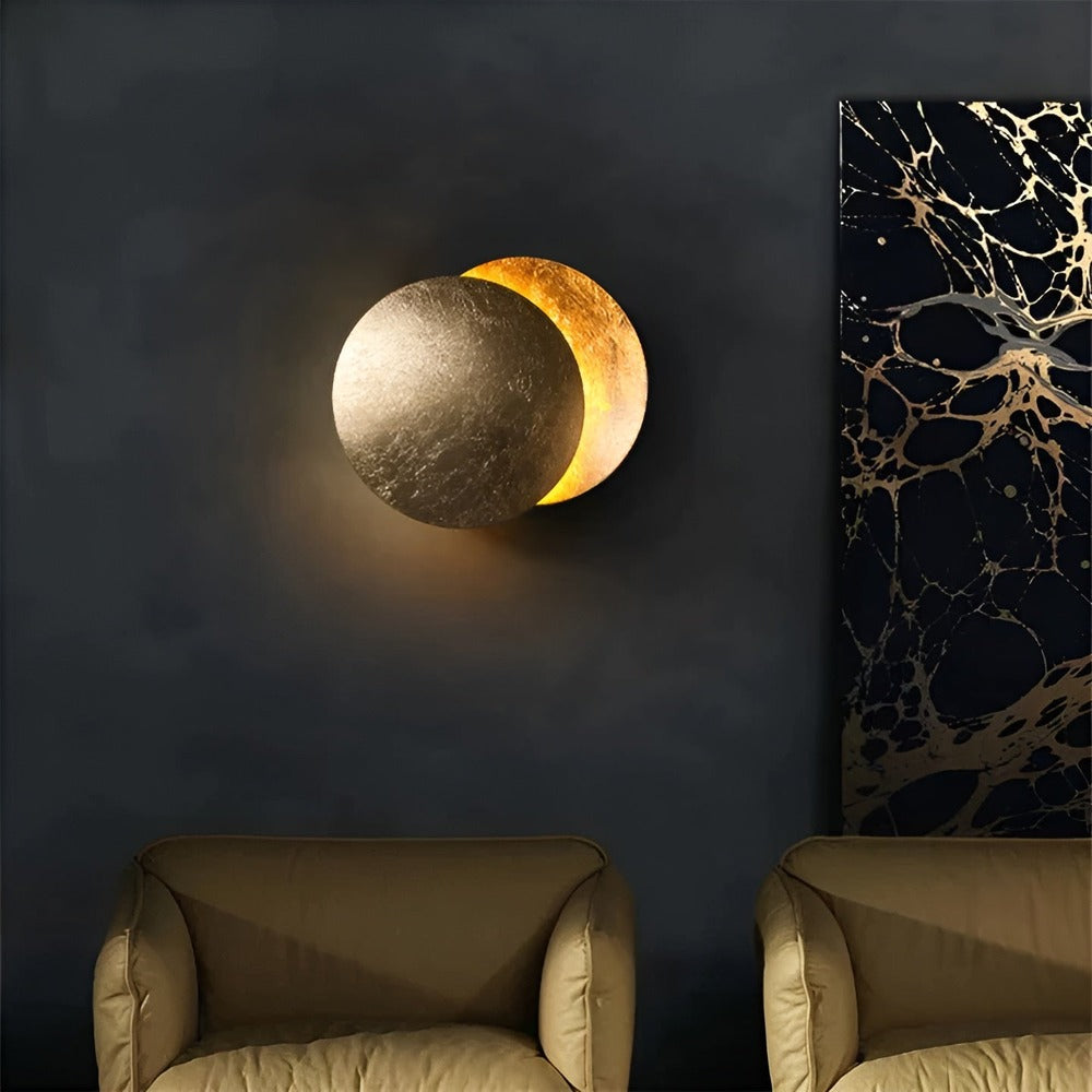 Niebiańska Lampa Ścienna LED 360° – Elegancki Kinkiet Ścienny z Aluminium do Salonu i Sypialni 4