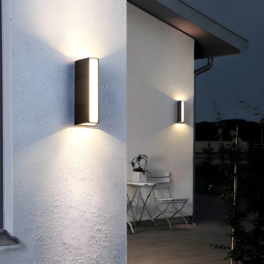 Nowoczesna Czarna Lampa Zewnętrzna LED IP65 do Ogrodu, Balkonu i Tarasu – Wodoodporna, Energooszczędna, Elegancki Design 5