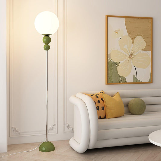 Nowoczesna Lampa Podłogowa z Metalu i Szkła – Elegancka Lampy Podłogowe do Salonu i Biura, Ø 25cm, Wysokość 150cm 0