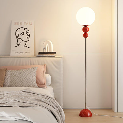 Nowoczesna Lampa Podłogowa z Metalu i Szkła – Elegancka Lampy Podłogowe do Salonu i Biura, Ø 25cm, Wysokość 150cm 4