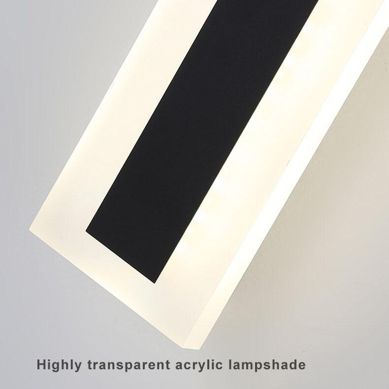 Nowoczesna Lampa Ścienna LED Zewnętrzna – Akrylowa Lampa na Ścianę w Minimalistycznym Designie, Wysokość 30-150 cm 8