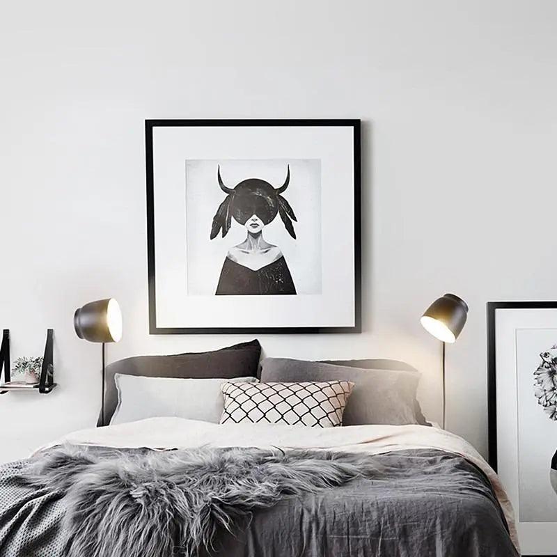 Nowoczesna Lampa Ścienna Oona w Trzech Kolorach - Kinkiet Ścienny z Możliwością Podłączenia do Gniazdka 2