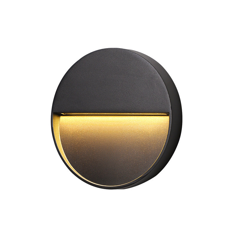 Nowoczesna Lampa Ścienna Zewnętrzna z Aluminium 3W LED do Oświetlenia Schodów, Wodoodporna IP65 5