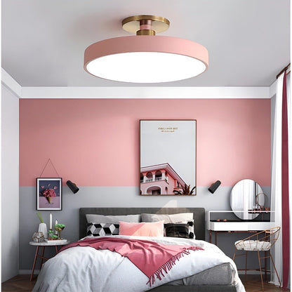 Nowoczesna Lampa Sufitowa LED CosmicCircle z Minimalistycznym Designem do Salonu – Eleganckie Oświetlenie w Trzech Kolorach 3