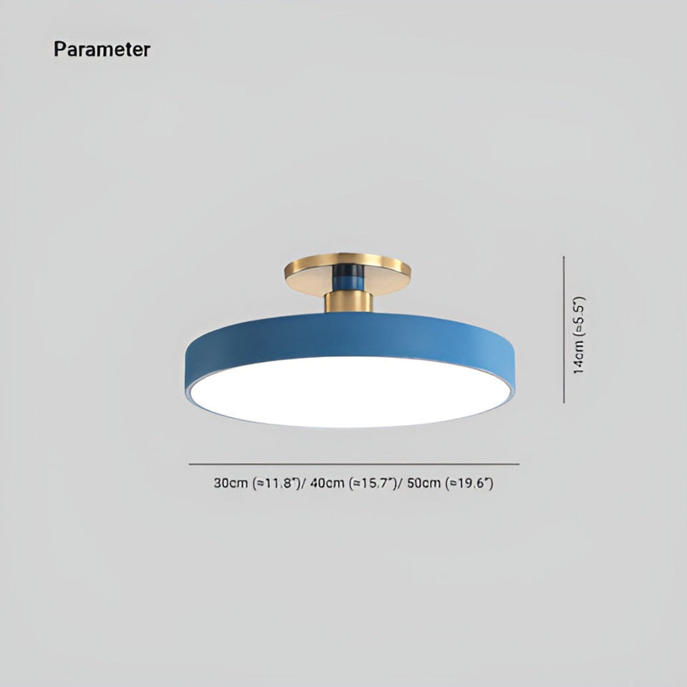 Nowoczesna Lampa Sufitowa LED CosmicCircle z Minimalistycznym Designem do Salonu – Eleganckie Oświetlenie w Trzech Kolorach 6