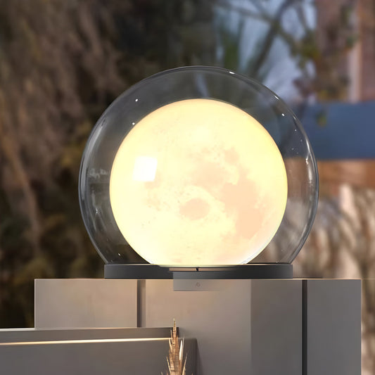 Nowoczesna Lampa Sufitowa LED z Efektem Księżyca, Odporna na Warunki Atmosferyczne, Zasilanie Solarne lub Przewodowe, IP65 0