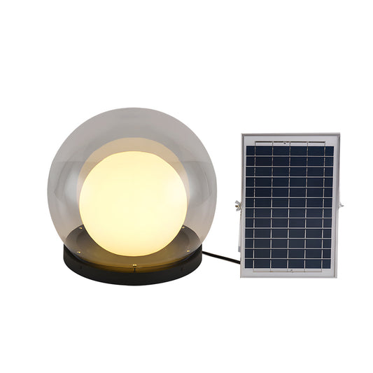 Nowoczesna Lampa Sufitowa LED z Efektem Księżyca, Odporna na Warunki Atmosferyczne, Zasilanie Solarne lub Przewodowe, IP65 4