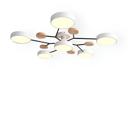 Nowoczesna Lampa Sufitowa LED z Regulacją Koloru – Elegancka Lampa do Salonu i Sypialni, Oświetlenie 800 Lumenów 12