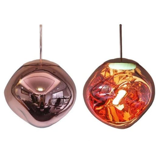Nowoczesna Lampa Wisząca ze Szkła i Metalu – Minimalistyczna Lampa do Salonu, Idealna nad Stół, Elegancki Design 0