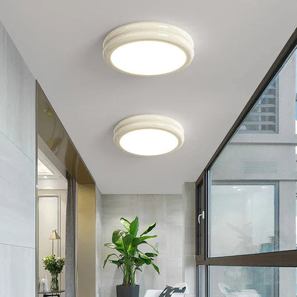 Nowoczesna Okrągła Lampa Sufitowa LED do Salonu – Minimalistyczny Design, Jasne Światło, Uniwersalne Zastosowanie 6