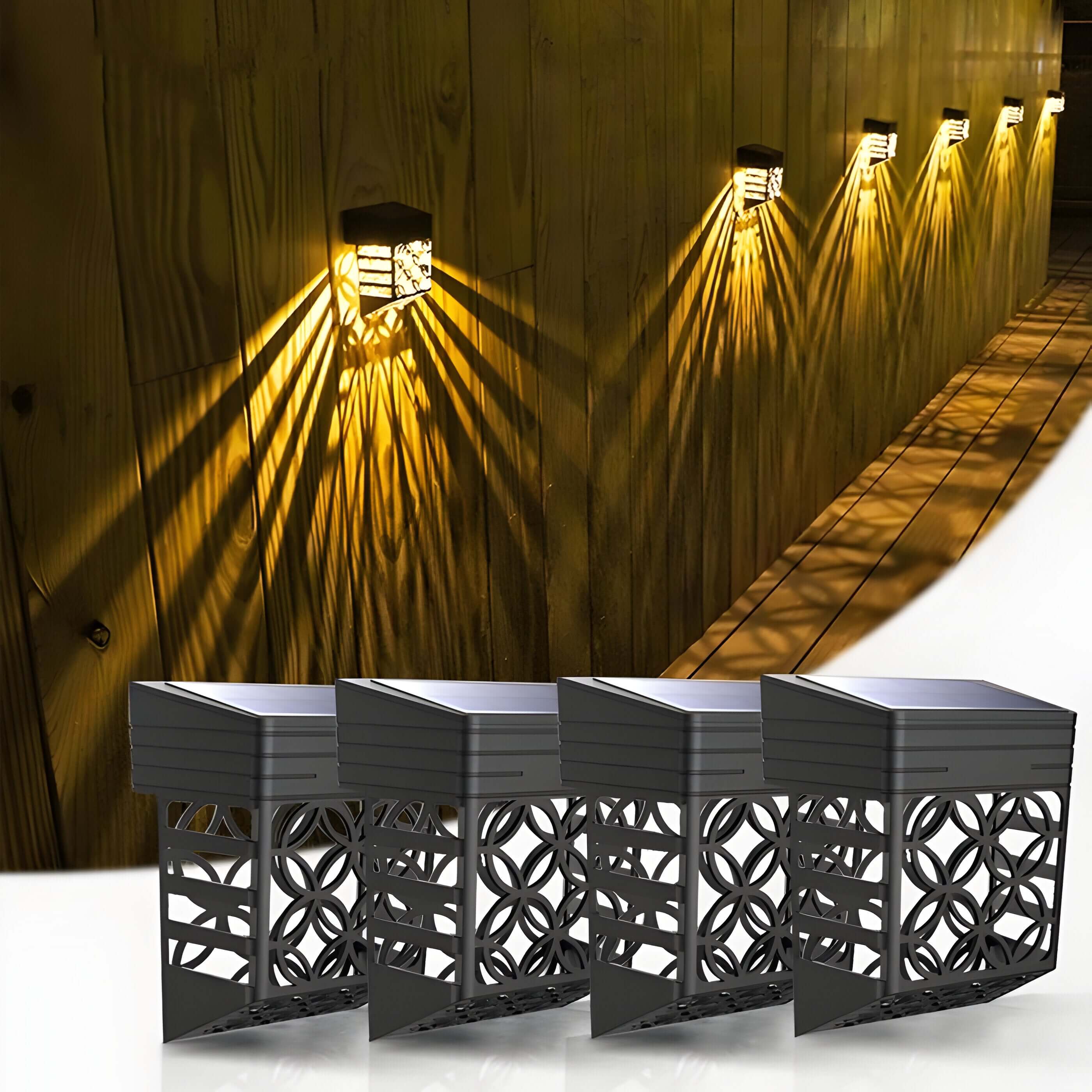 Nowoczesna lampa ogrodowa LED – 40 diod, słoneczne zasilanie, automatyczne włączanie, idealna do dekoracji ogrodu 1